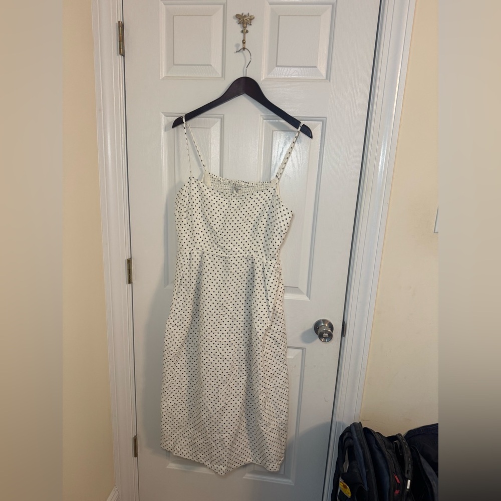 Kate Spade x Target polka dot midi dress size XL NWOT black white